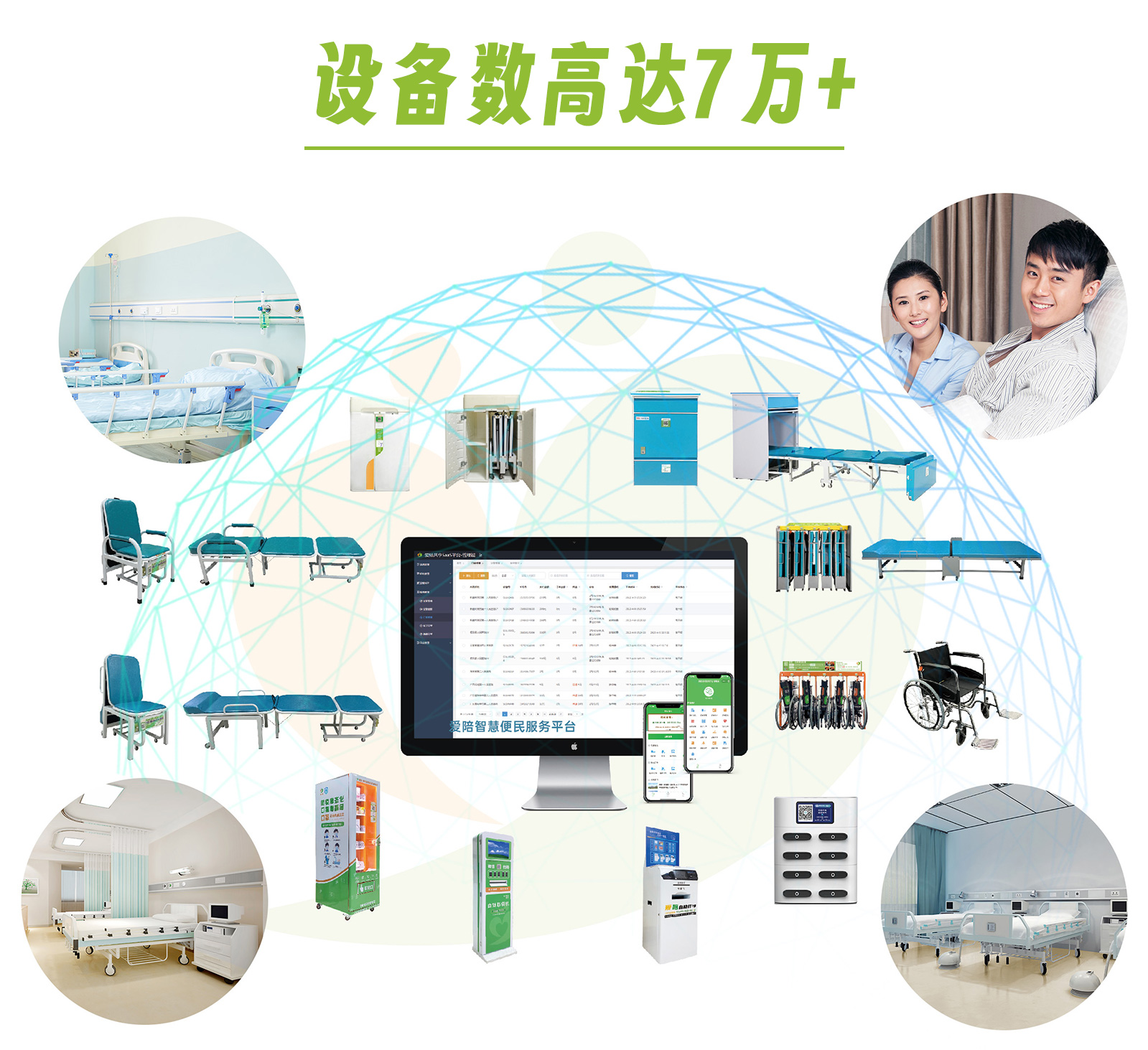 爱陪共享陪护床平台软件:个性化定制与全方位技术服务解决方案